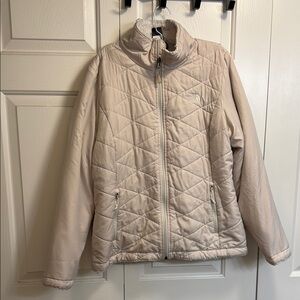 The North Face Women's Light Beige Puffer Jacket